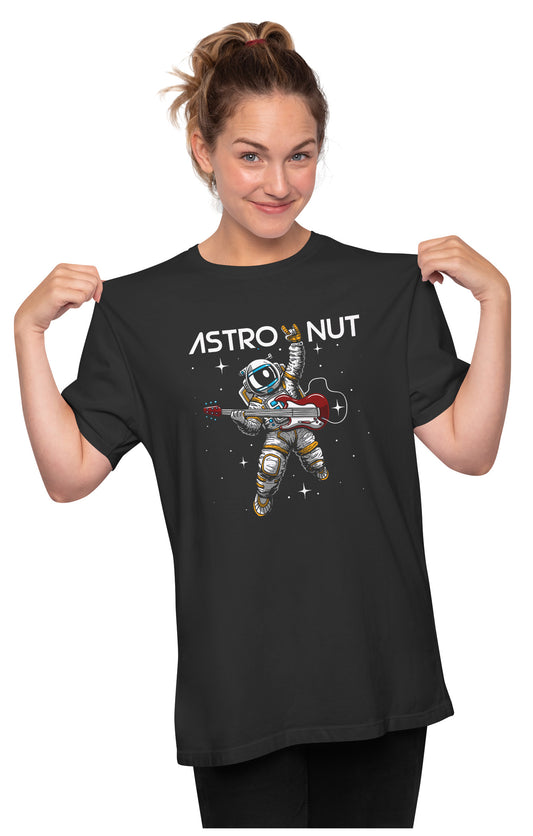 Astronut Shredding Guitar In Space Oversized Unisex T-shirt