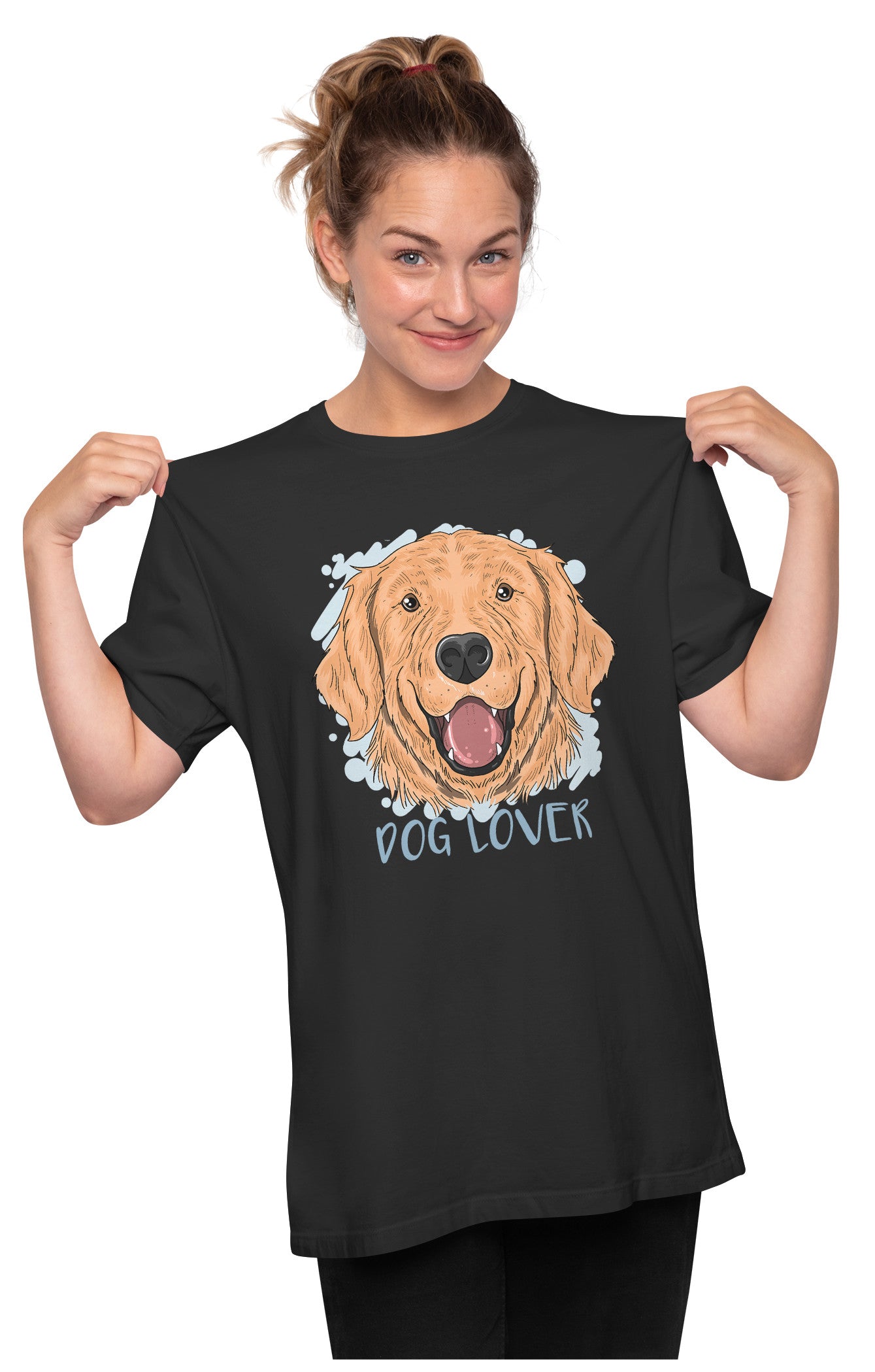 Dog Lover - Golden Retriever Oversized Unisex T-shirt