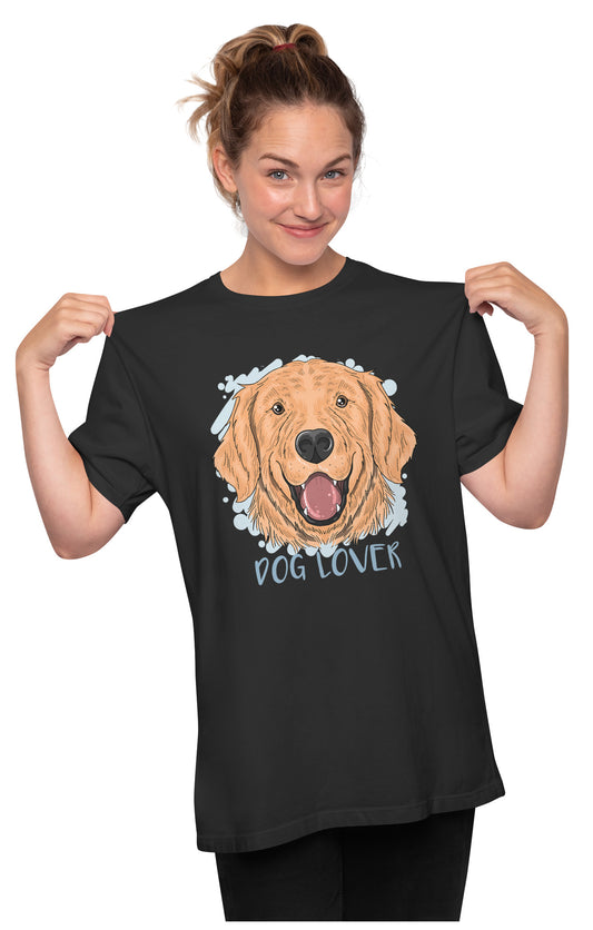 Dog Lover - Golden Retriever Oversized Unisex T-shirt