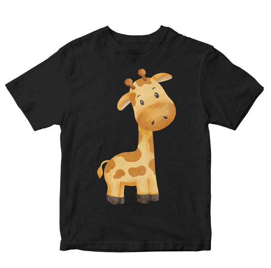 Cute Giraffe Watercolor Illustration Toddler