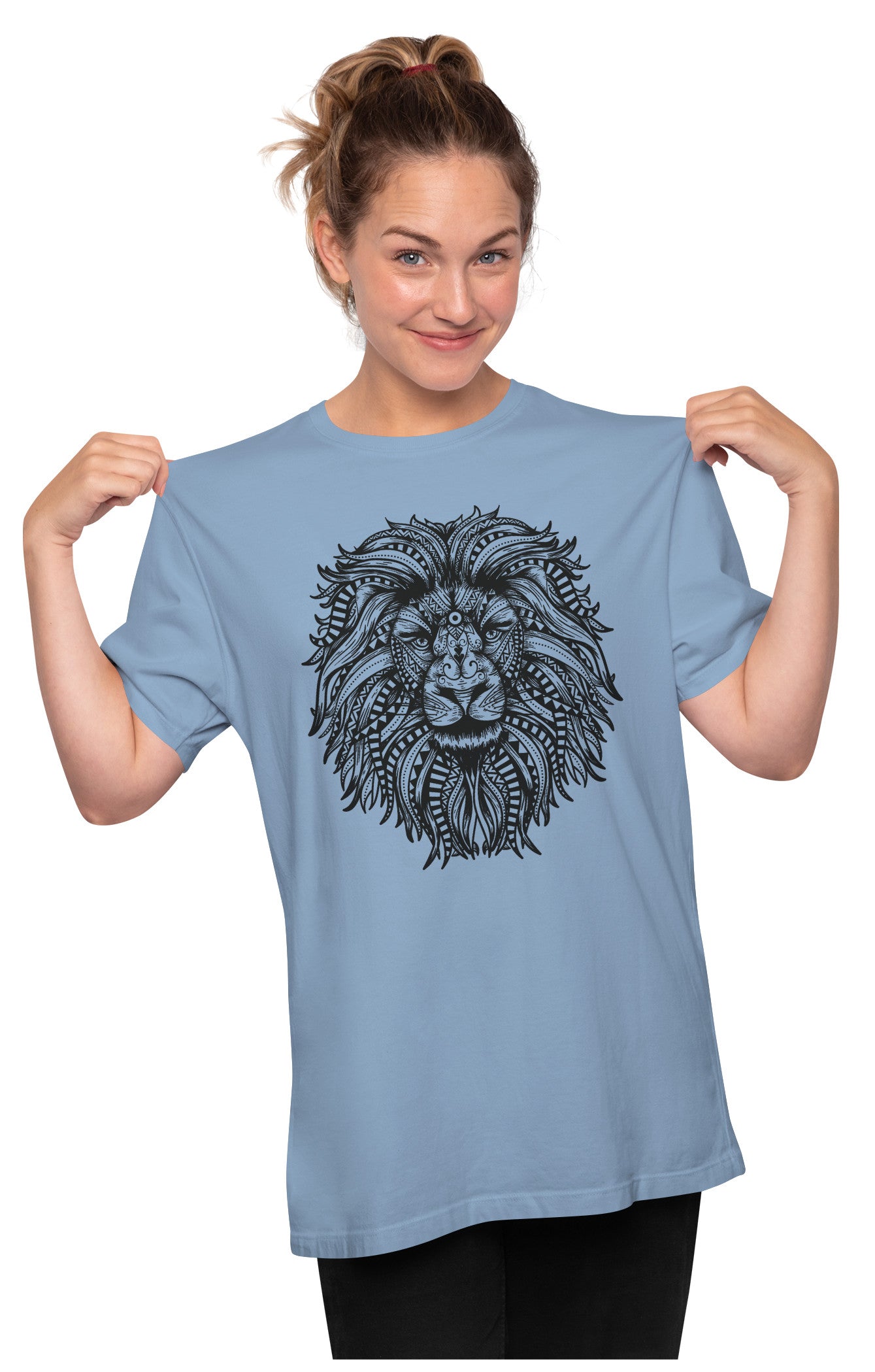 Lion Mandala Oversized Unisex T-shirt