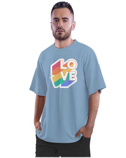 Love - Rainbow Oversized Unisex T-shirt