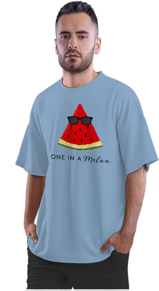 You're One In A 'Melon' - Cool Watermelon Oversized Unisex T-shirt