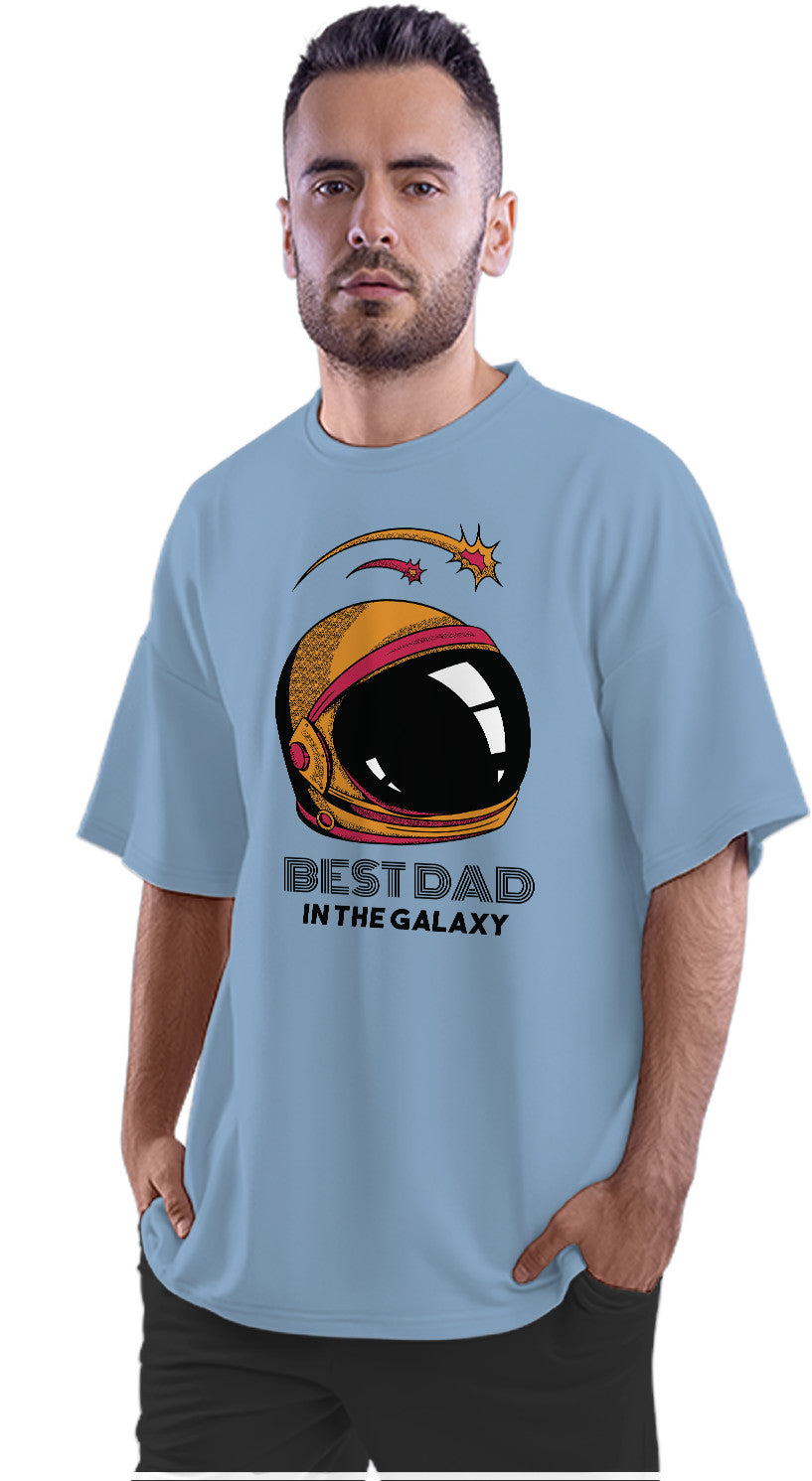 Best Dad In The Galaxy Oversized Unisex T-shirt