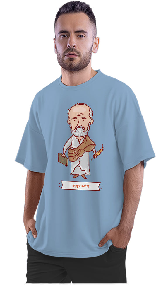 Hippocrates - Father Of Medicine Oversized Unisex T-shirt