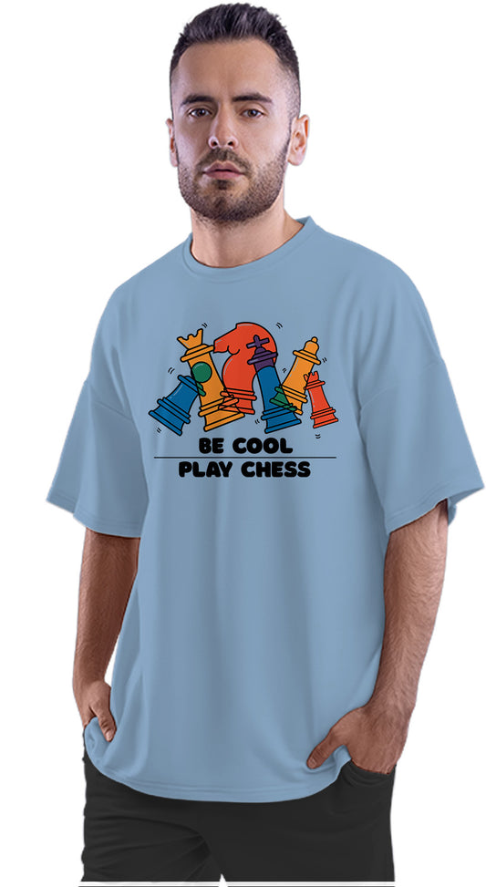 Be Cool, Play Chess Oversized Unisex T-shirt