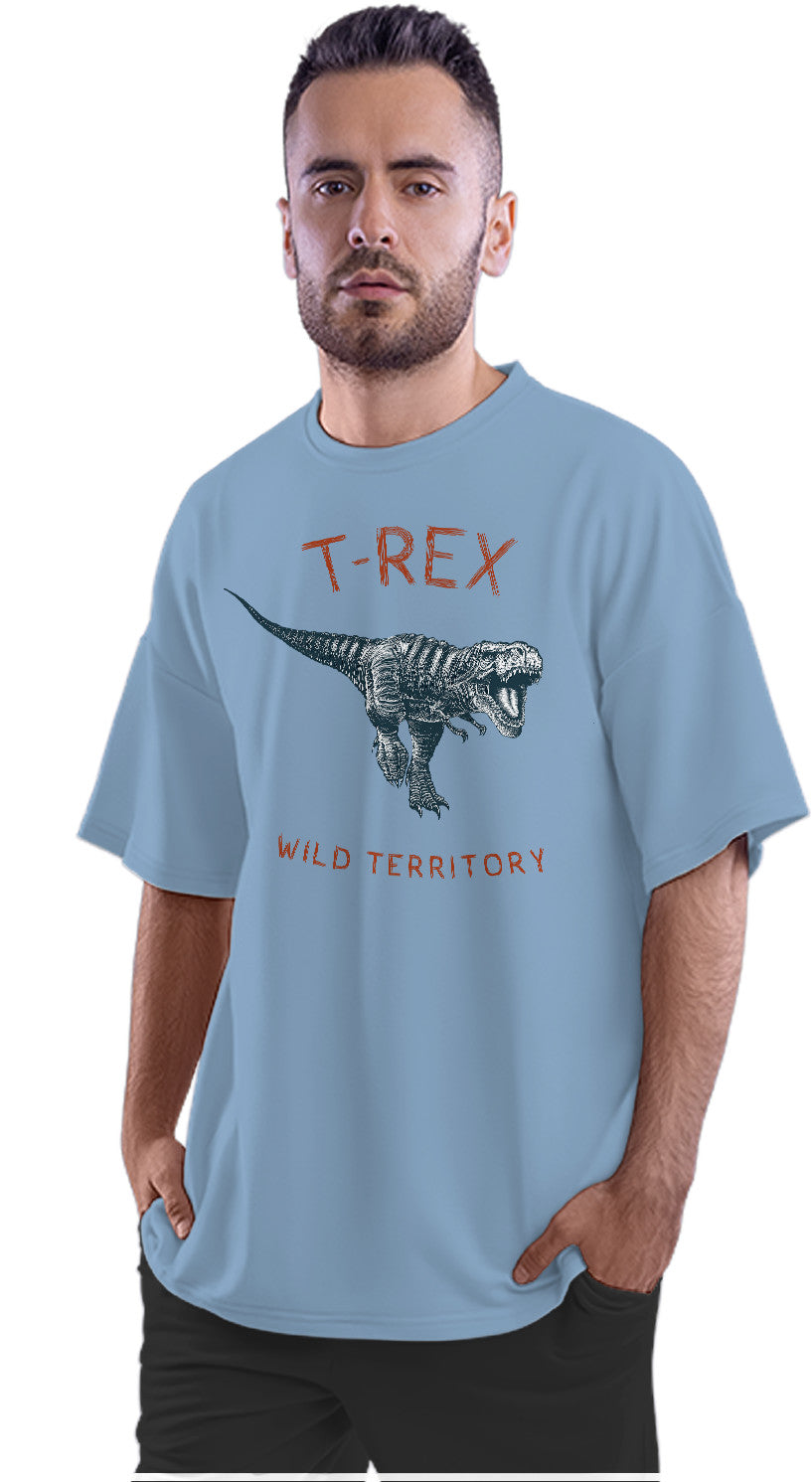 T-Rex Wild Territory Oversized Unisex T-shirt