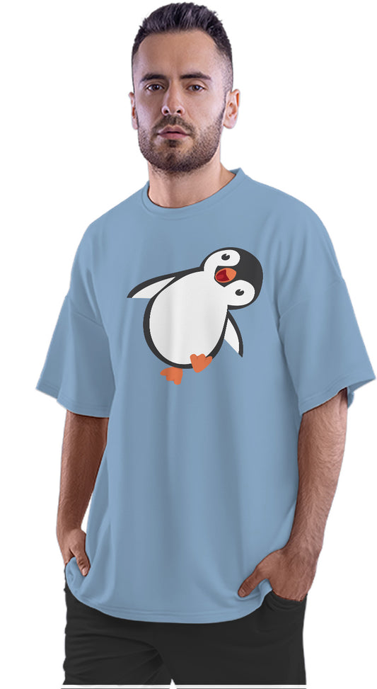 Very Cute Penguin Oversized Unisex T-shirt