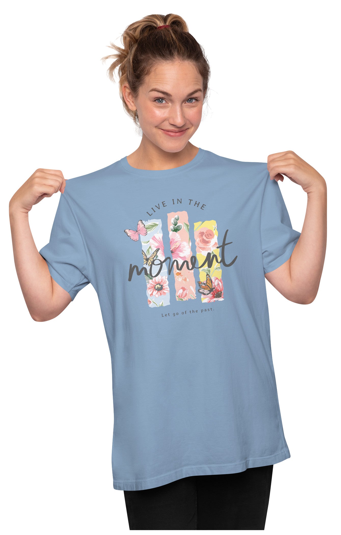Live In The Moment - Let Go Of The Past Oversized Unisex T-shirt