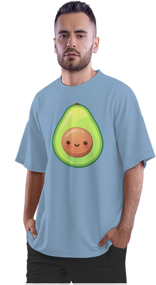 Happy Avocado Oversized Unisex T-shirt