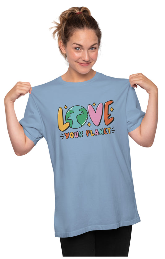 Love Your Planet Oversized Unisex T-shirt