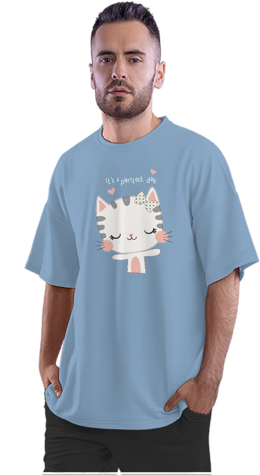 It's A Purrfect Day Oversized Unisex T-shirt