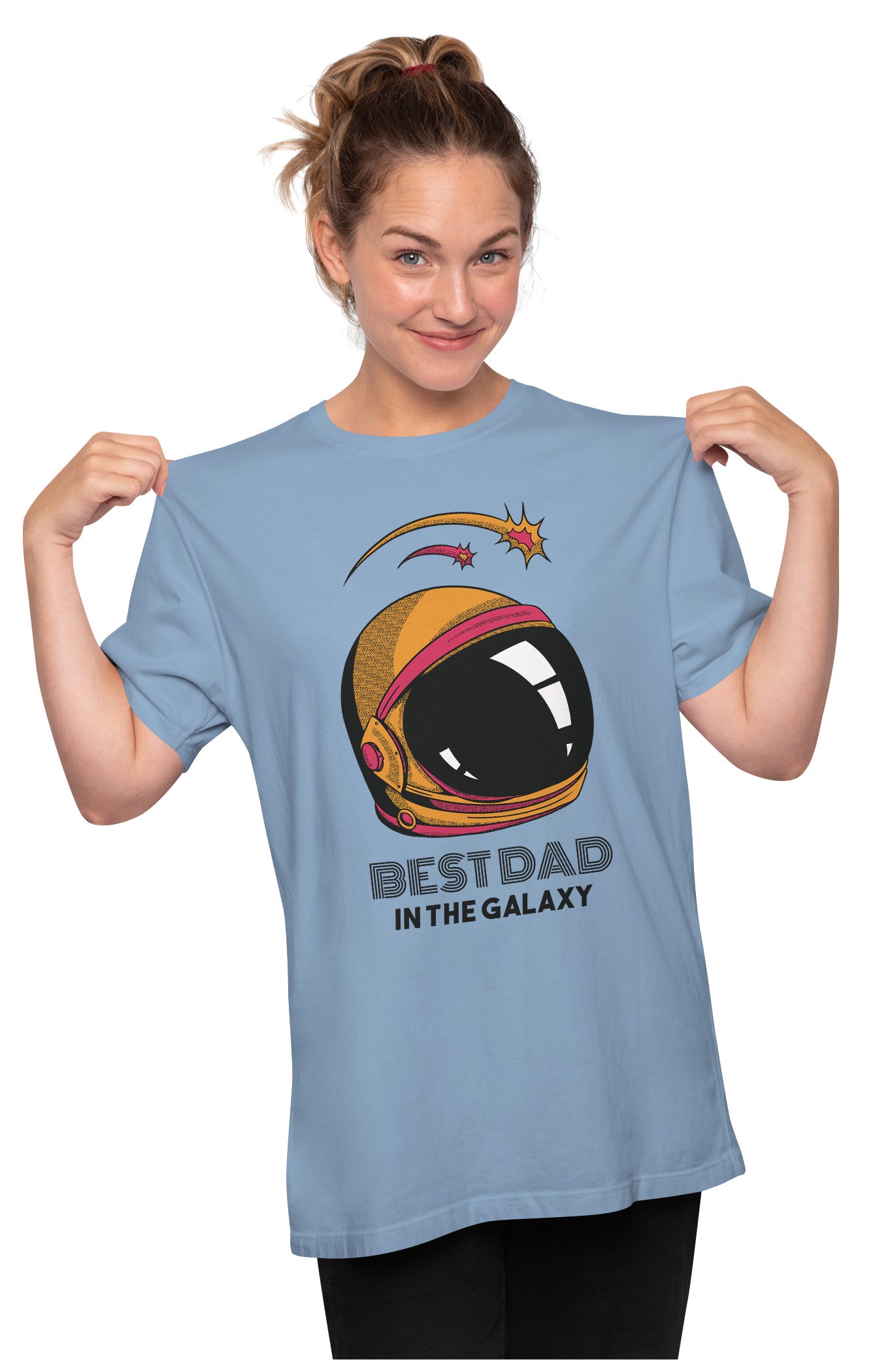 Best Dad In The Galaxy Oversized Unisex T-shirt