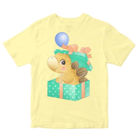 Stegosaurus In A Gift Box - Surprise Birthday Kids