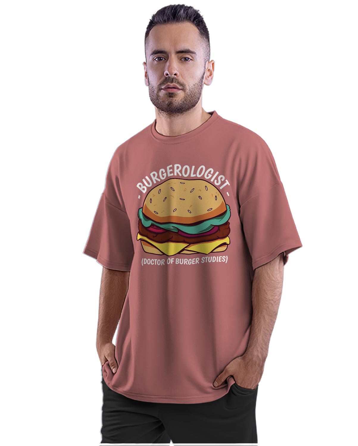 Burgerologist - Burger Lover - Funny Oversized Unisex T-shirt