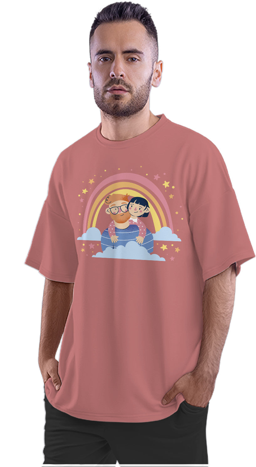 Father's Day - Father & Daughter Oversized Unisex T-shirt