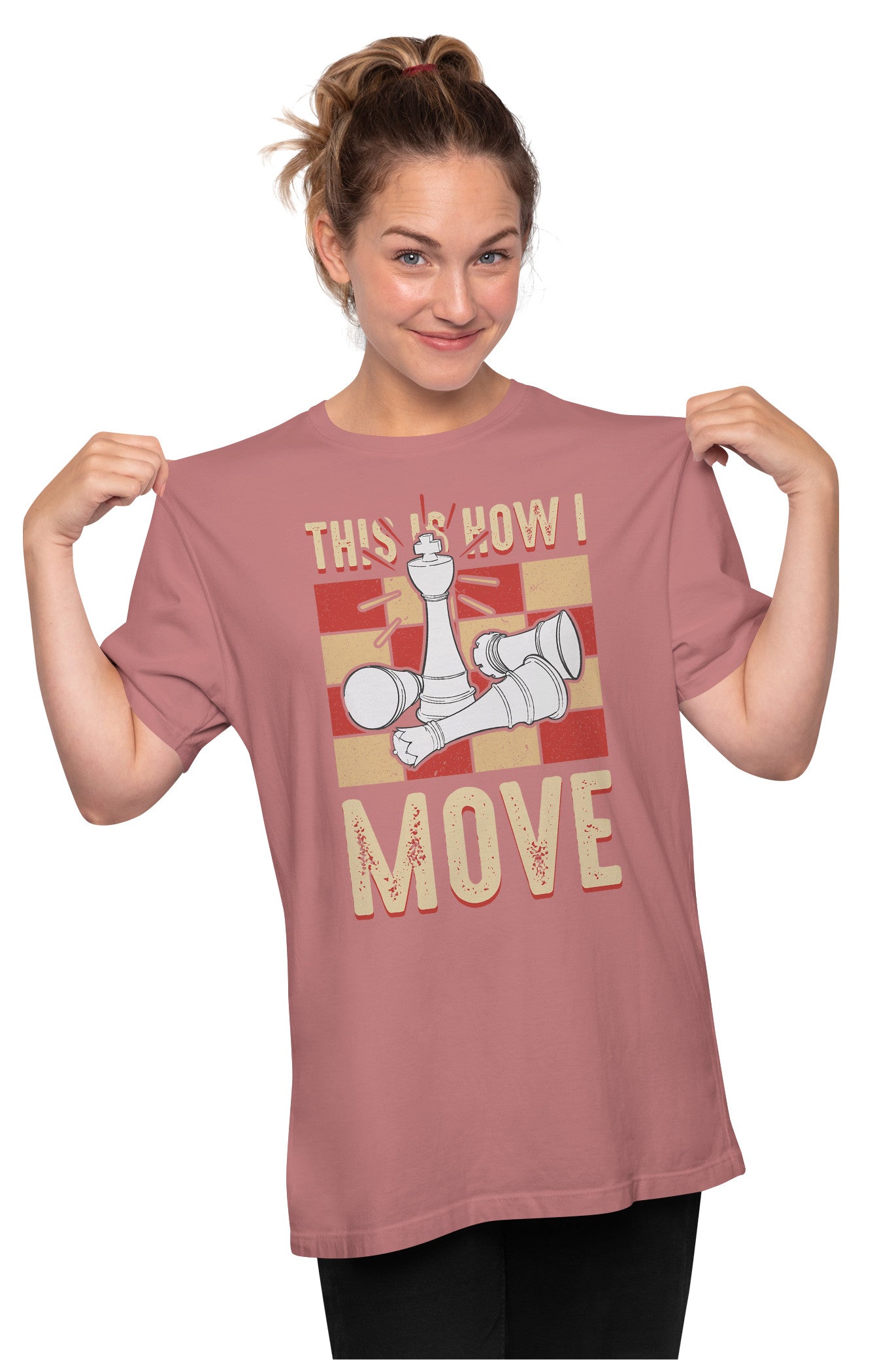 This Is How I Move - Chess Oversized Unisex T-shirt