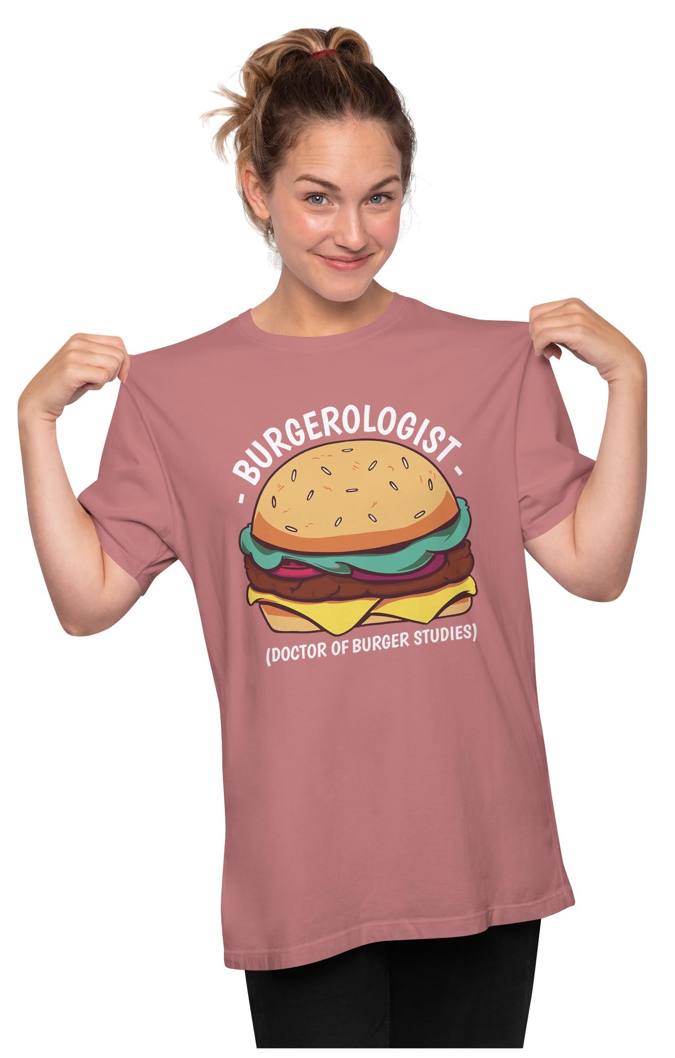 Burgerologist - Burger Lover - Funny Oversized Unisex T-shirt