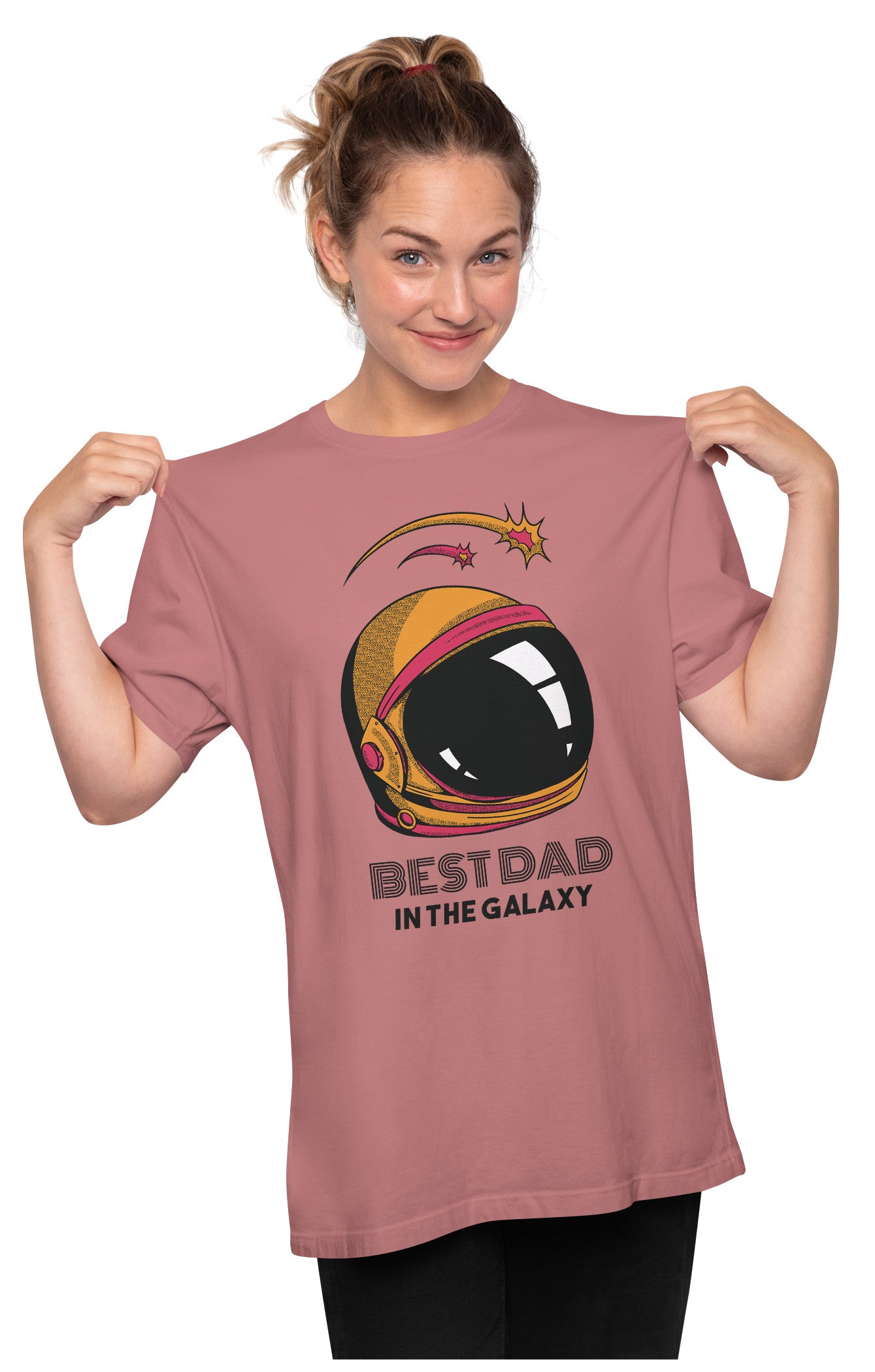 Best Dad In The Galaxy Oversized Unisex T-shirt