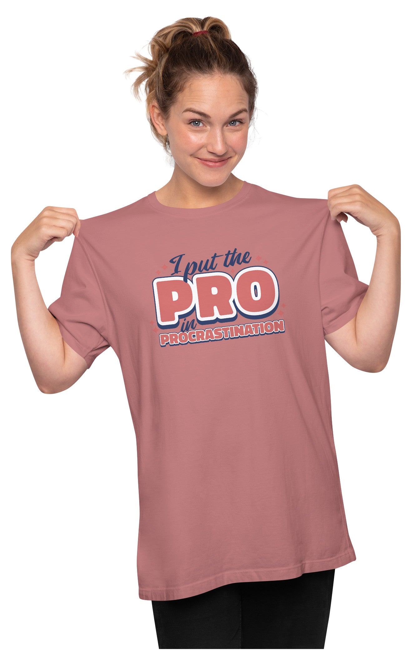 Pro In Procastination Oversized Unisex T-shirt