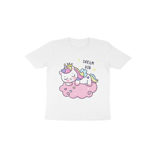 Cute Unicorn On Cloud Kawaii Toddler T-Shirt