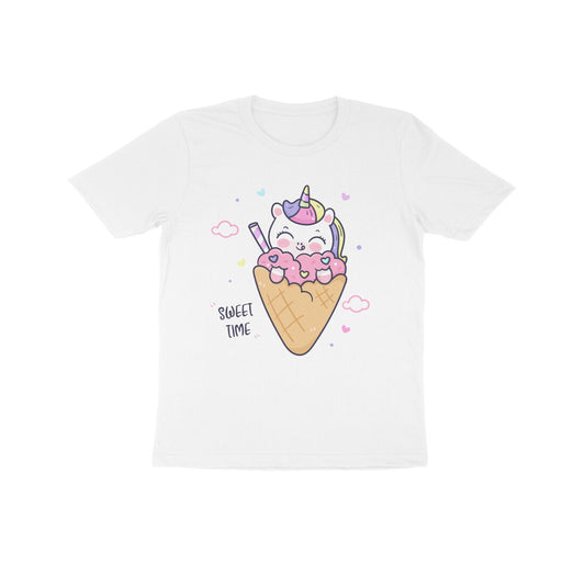 Cute Unicorn & Kawaii Ice Cream Kids T-Shirt