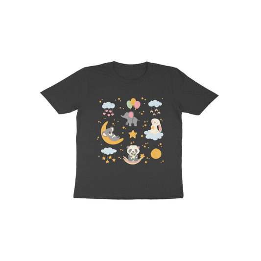 Cute Sleeping Animals Good Night  Big Sticker Set Celestial Toddler T-Shirt