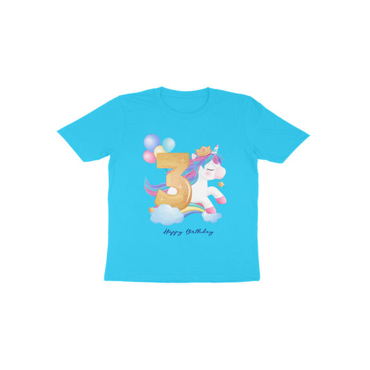 Three Year Old Birthday Unicorn Toddler