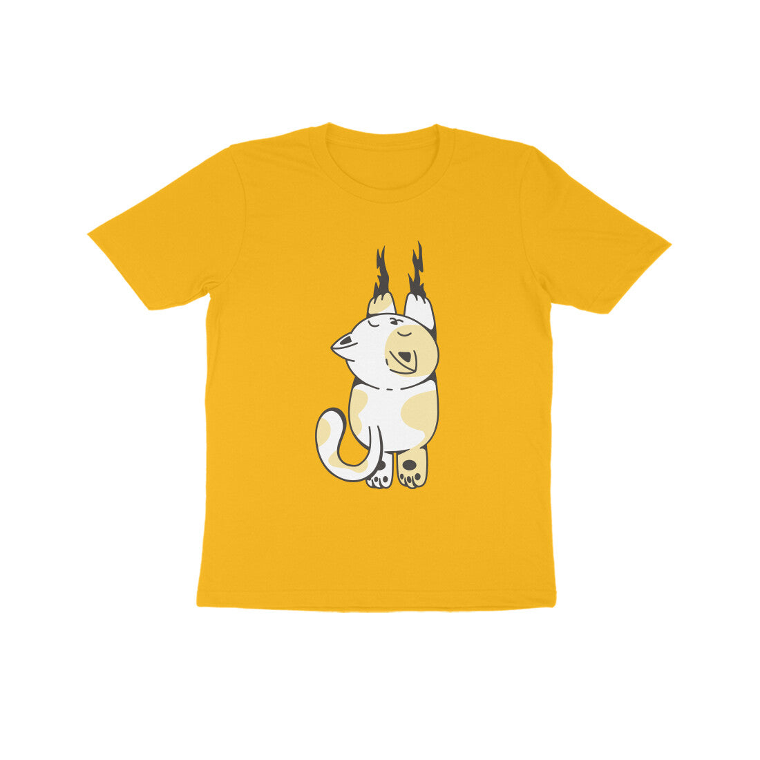 Cat Hanging On Kids