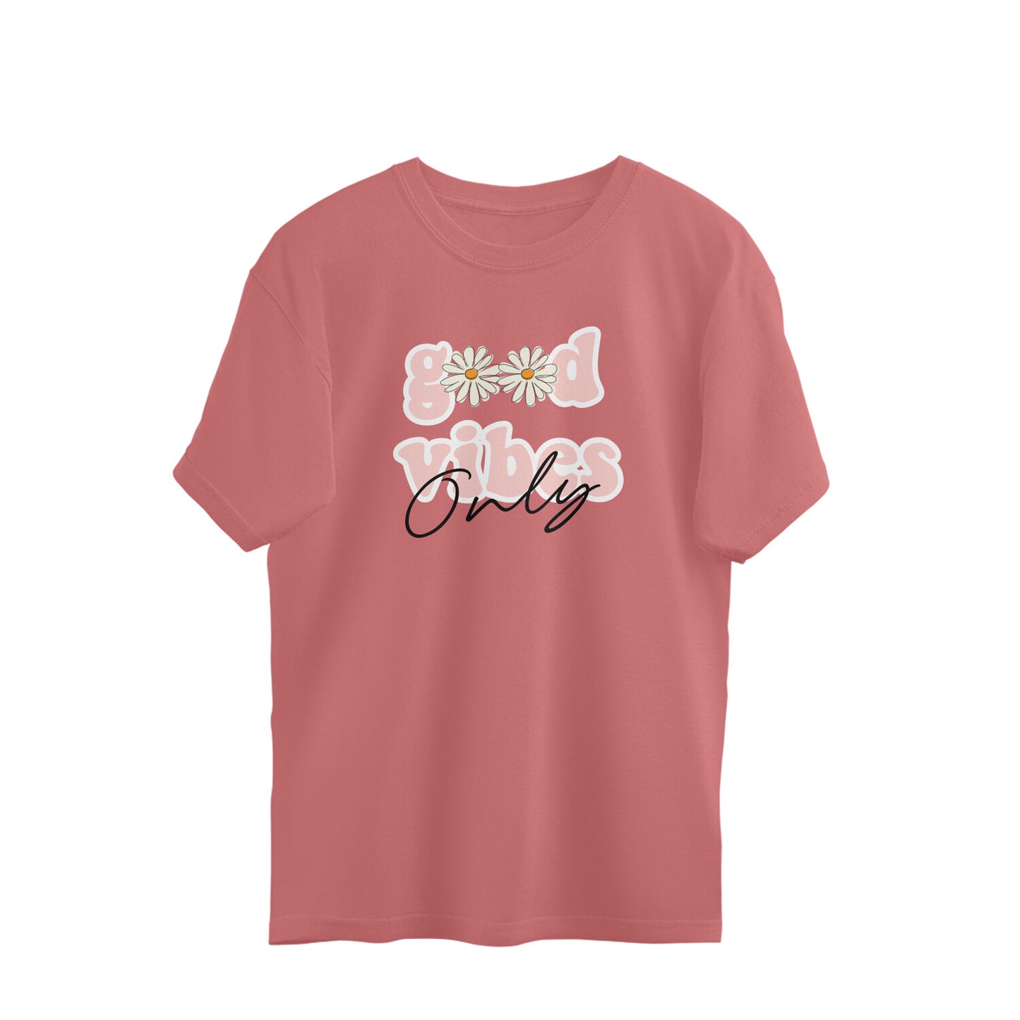 Good Vibes Only Oversized Unisex T-shirt