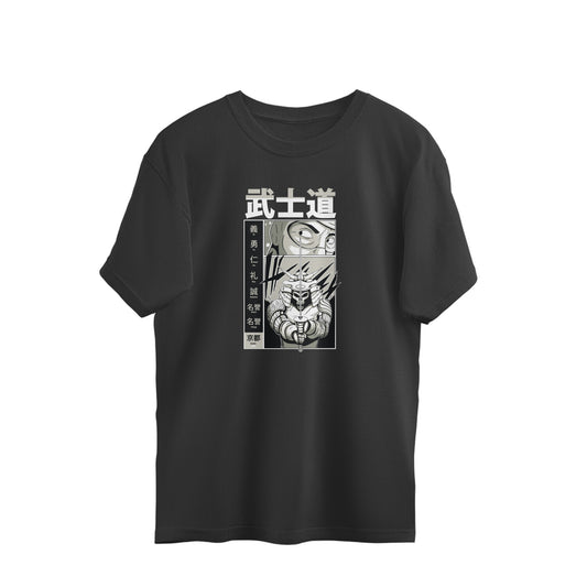 Samurai Bushido Manga Anime Oversized Unisex T-shirt