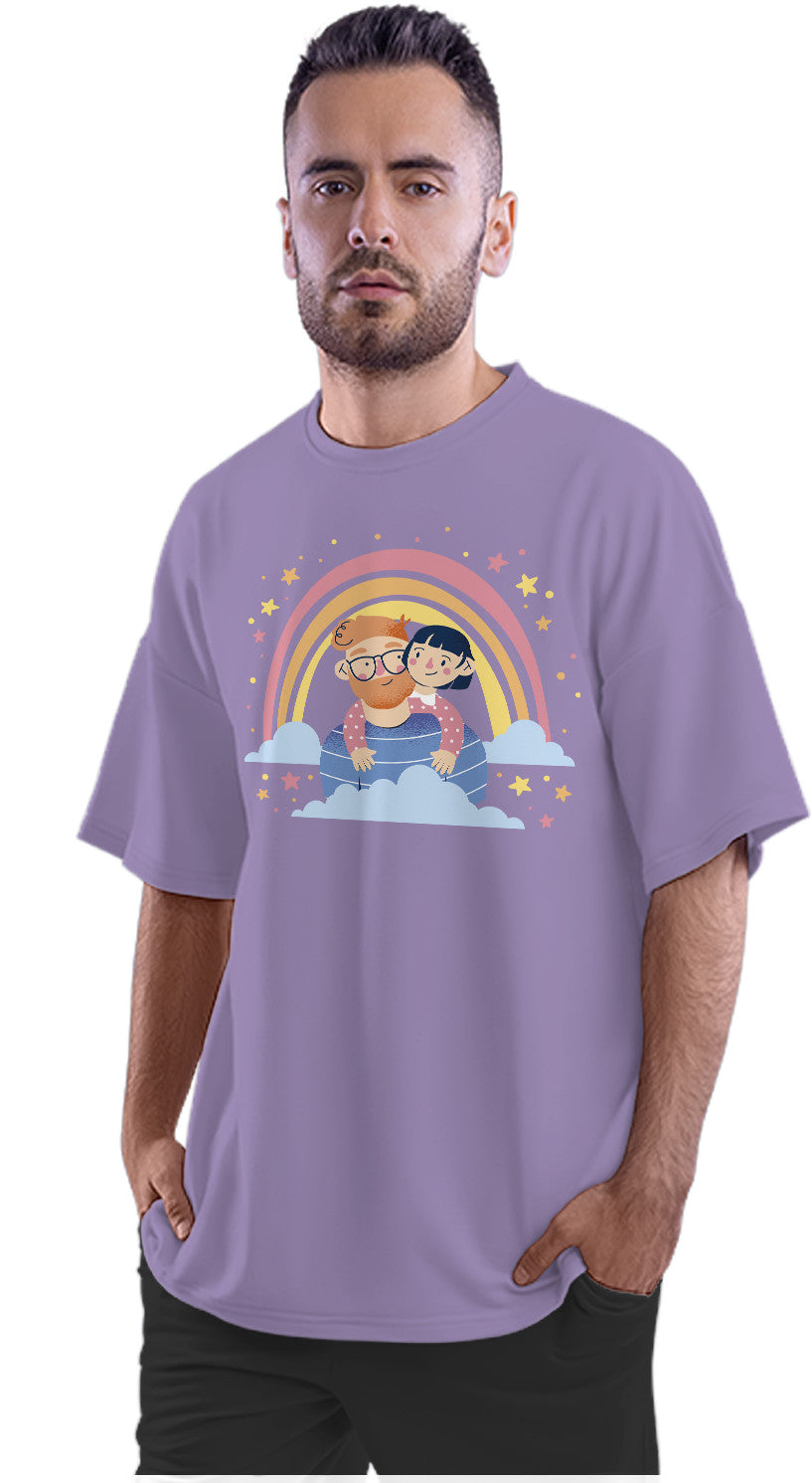 Father's Day - Father & Daughter Oversized Unisex T-shirt