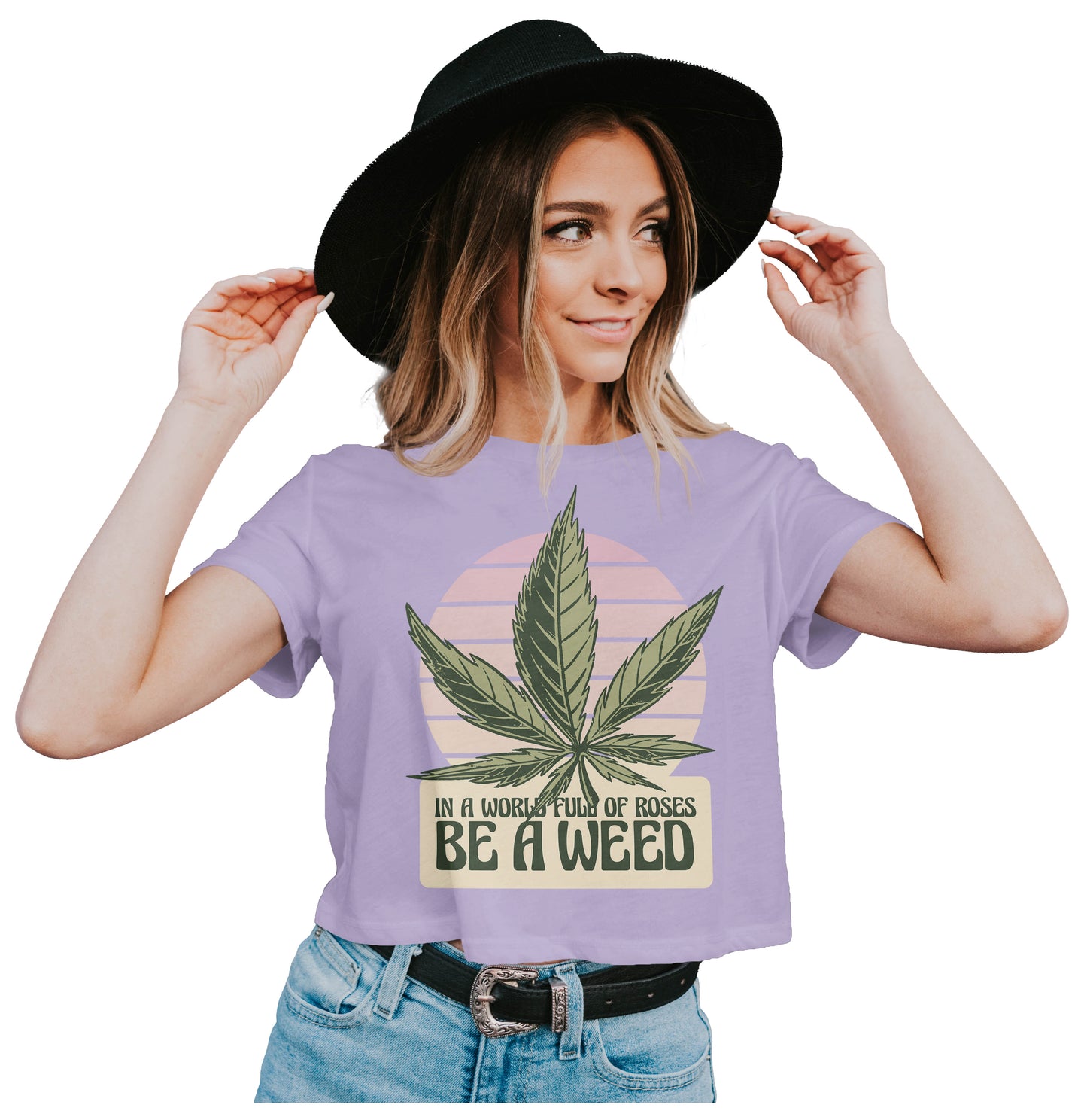 Be A Hemp Plant Crop Top