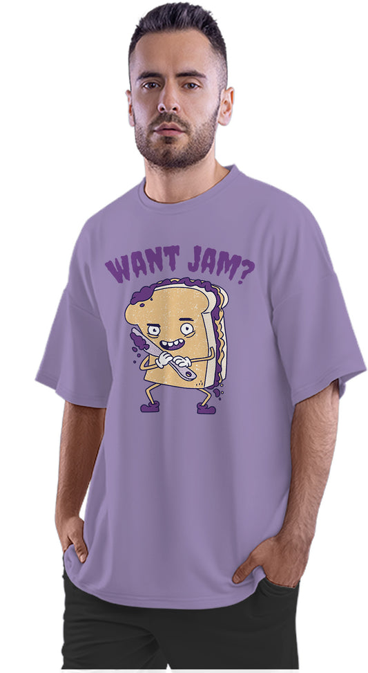 Want Jam - Psycho Bread Oversized Unisex T-shirt