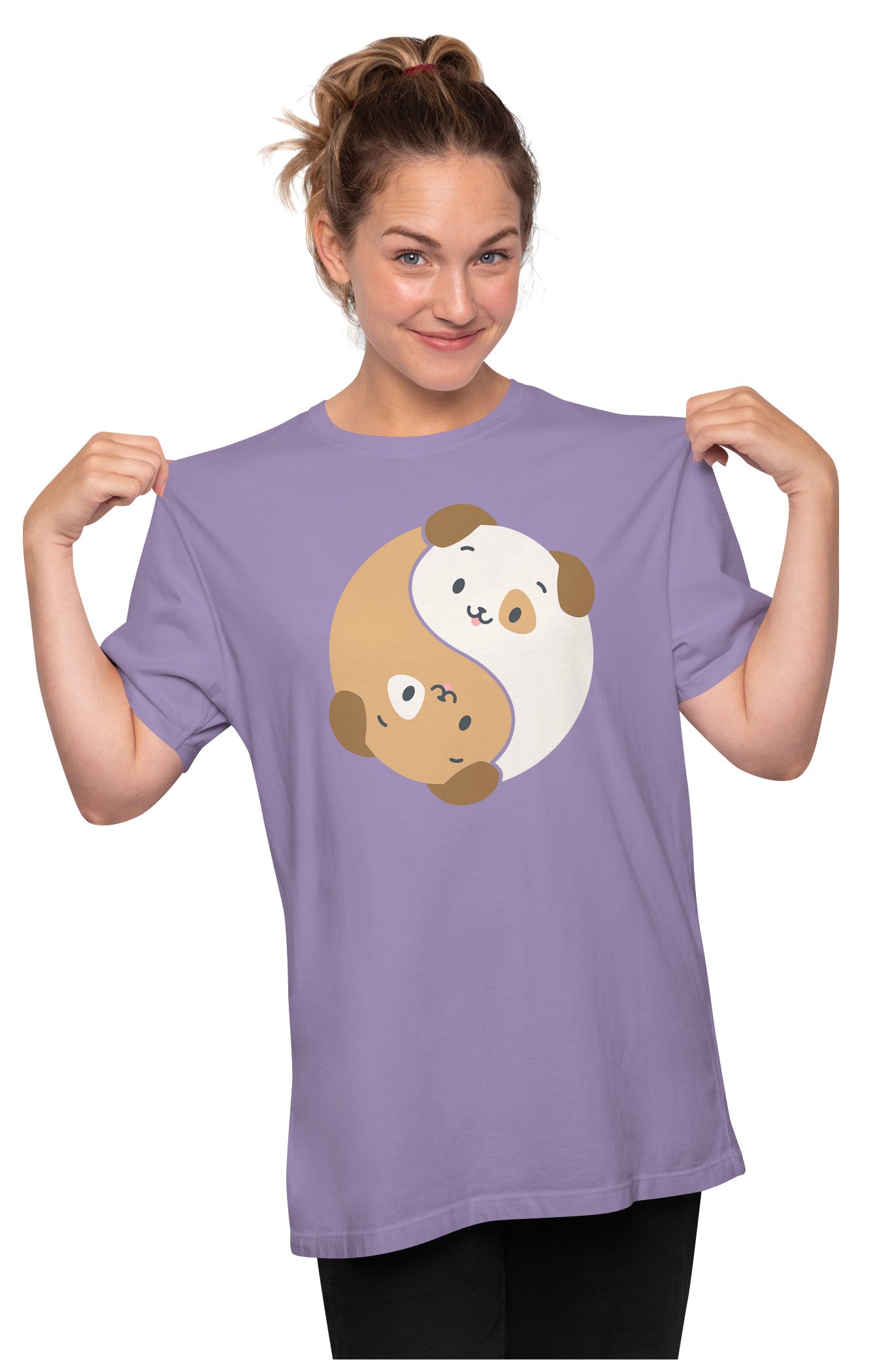 Best Friend Dogs - Yin & Yang Oversized Unisex T-shirt
