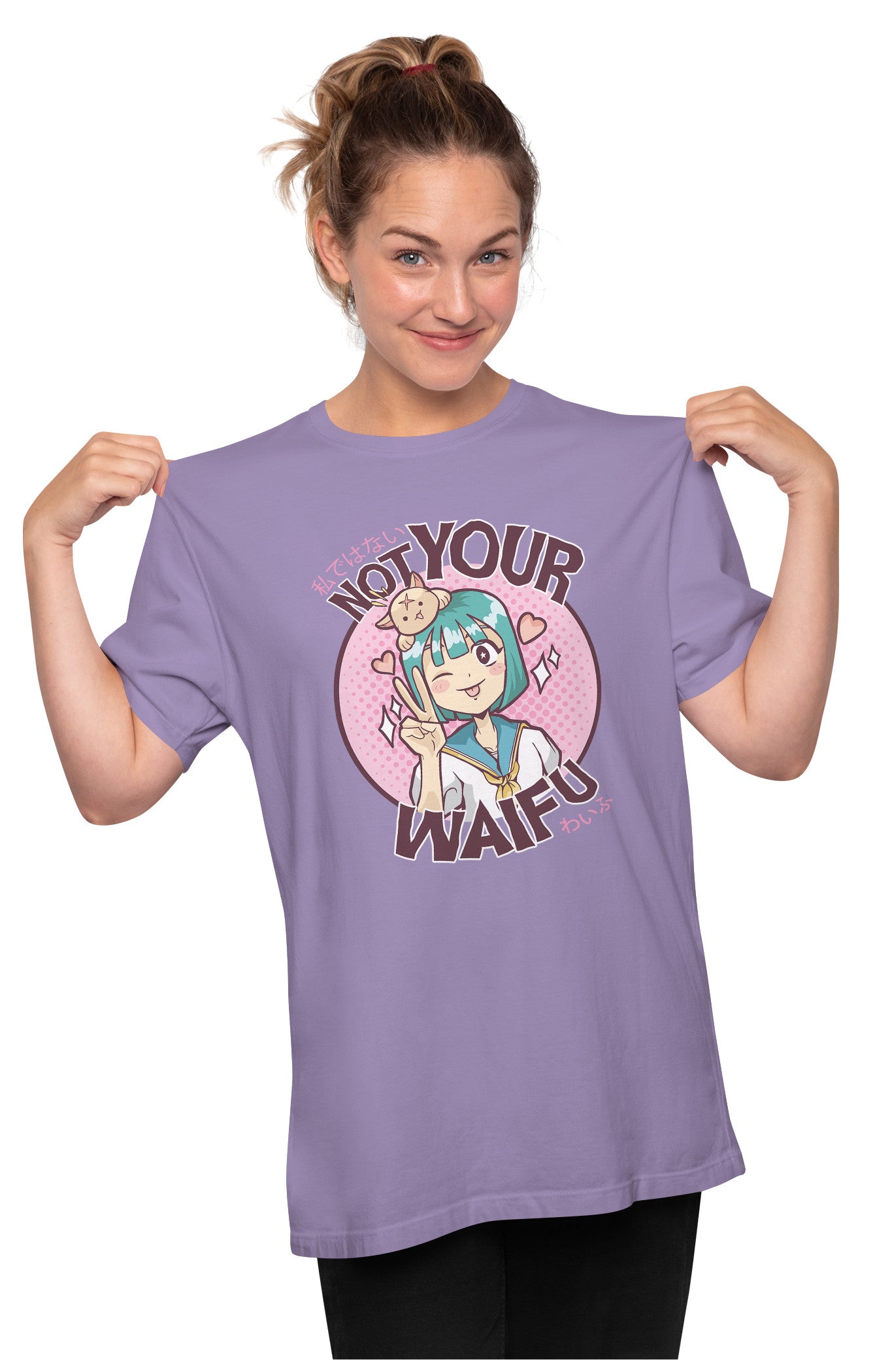 Not Your Waifu - Funny Anime Girl Oversized Unisex T-shirt