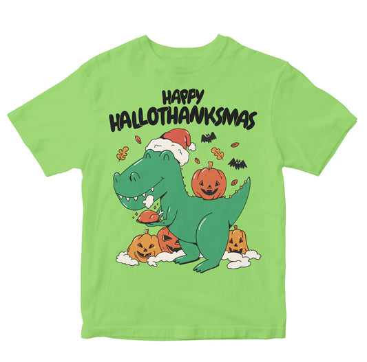 Happy Hallothanksmas Dinosaur Toddler