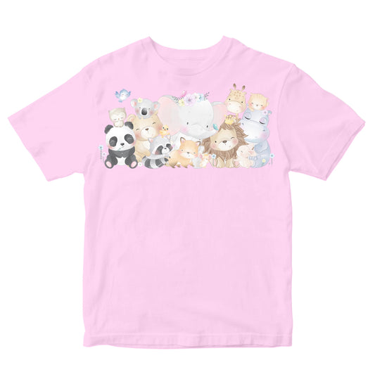 Animal Friends - Watercolor Illustration Toddler