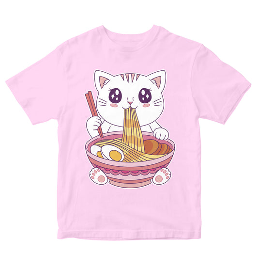 Cute Cat Eating Ramen - Kawaii Cat Toddler