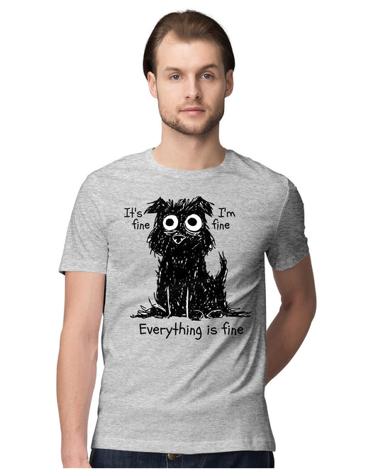 Funny Stressed Dog - Dark Humour Quote