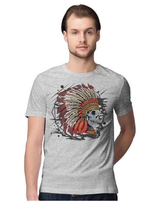 Apache Native American Skull Artwork