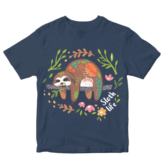 Colourful Boho Sloth Kids