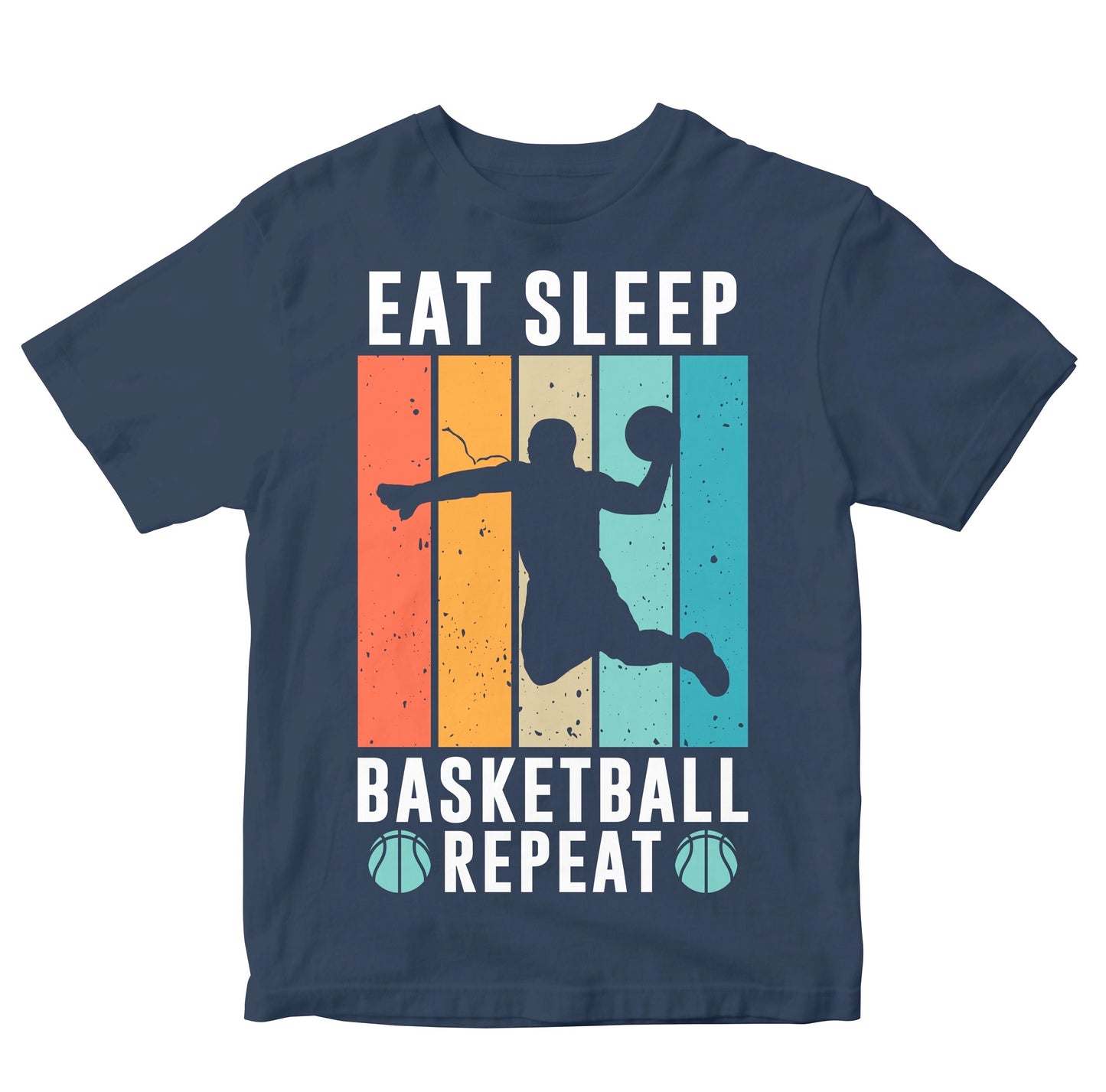 Eat Sleep Basketball Repeat Kids