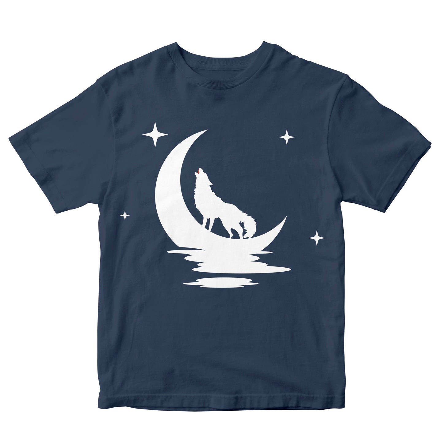Wolf On Crescent Moon Toddler