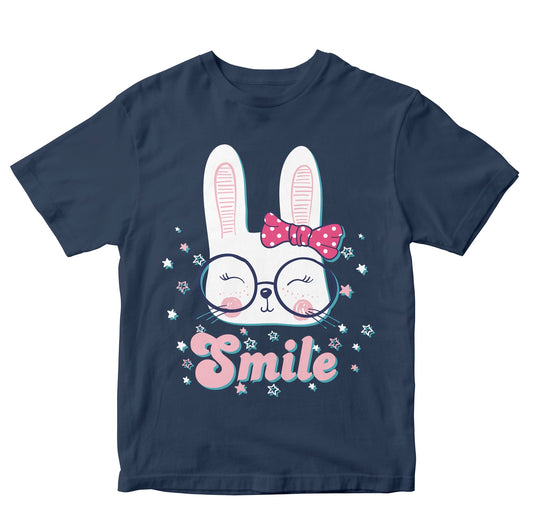 Cute Rabbit With Glasses & Bow Kids