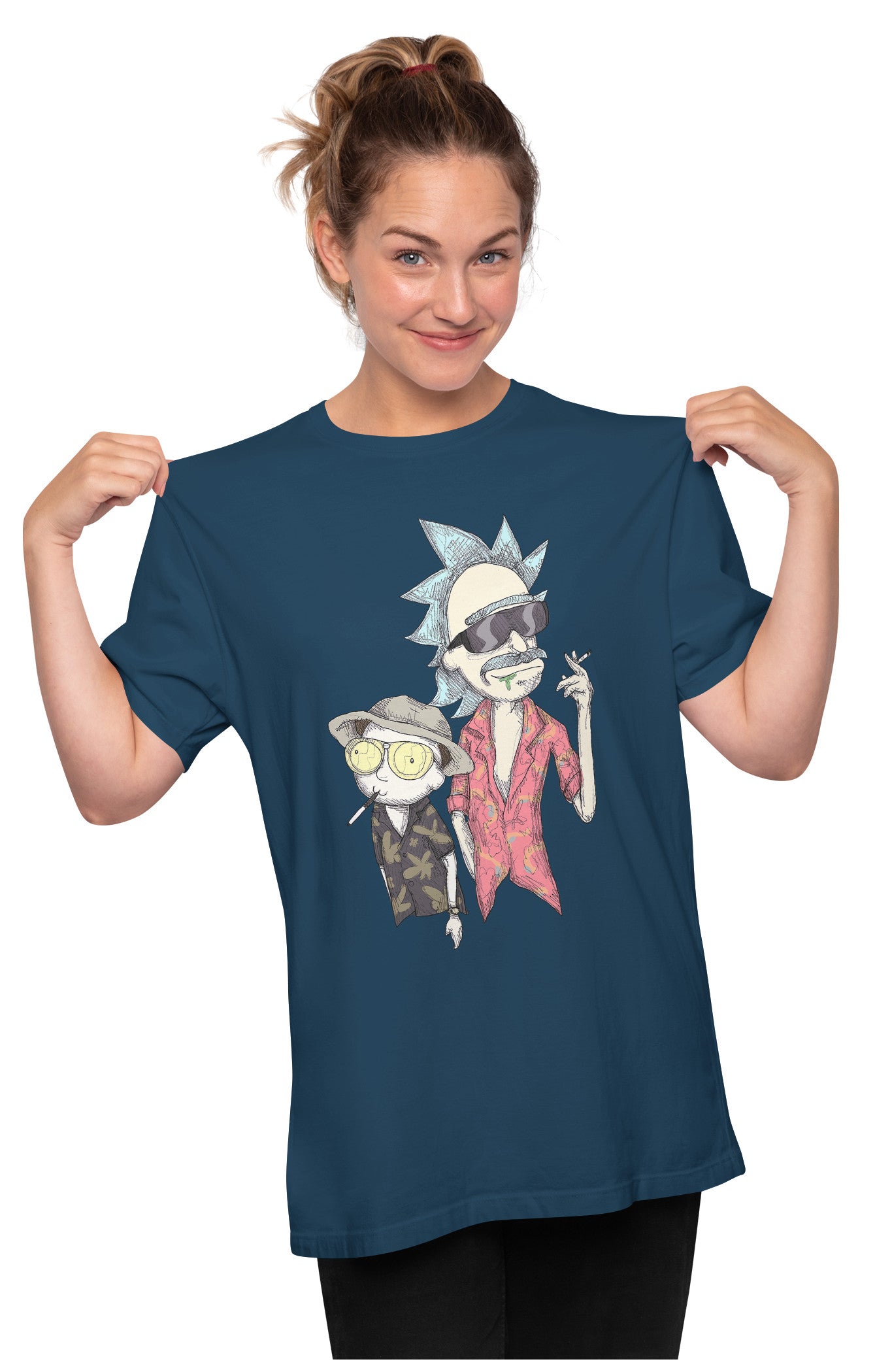 Fear & Loathing - Rick Sanchez & Morty Smith Oversized Unisex T-shirt