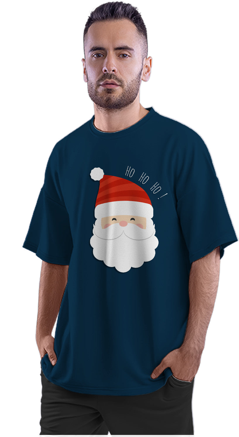 Ho Ho Ho! Merry Christmas - Santa Claus Oversized Unisex T-shirt