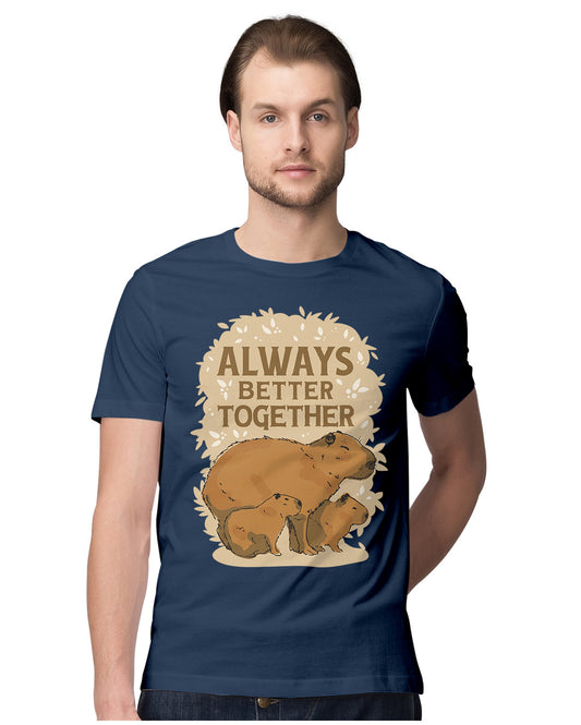 Always Better Together - Capybara Family Quote
