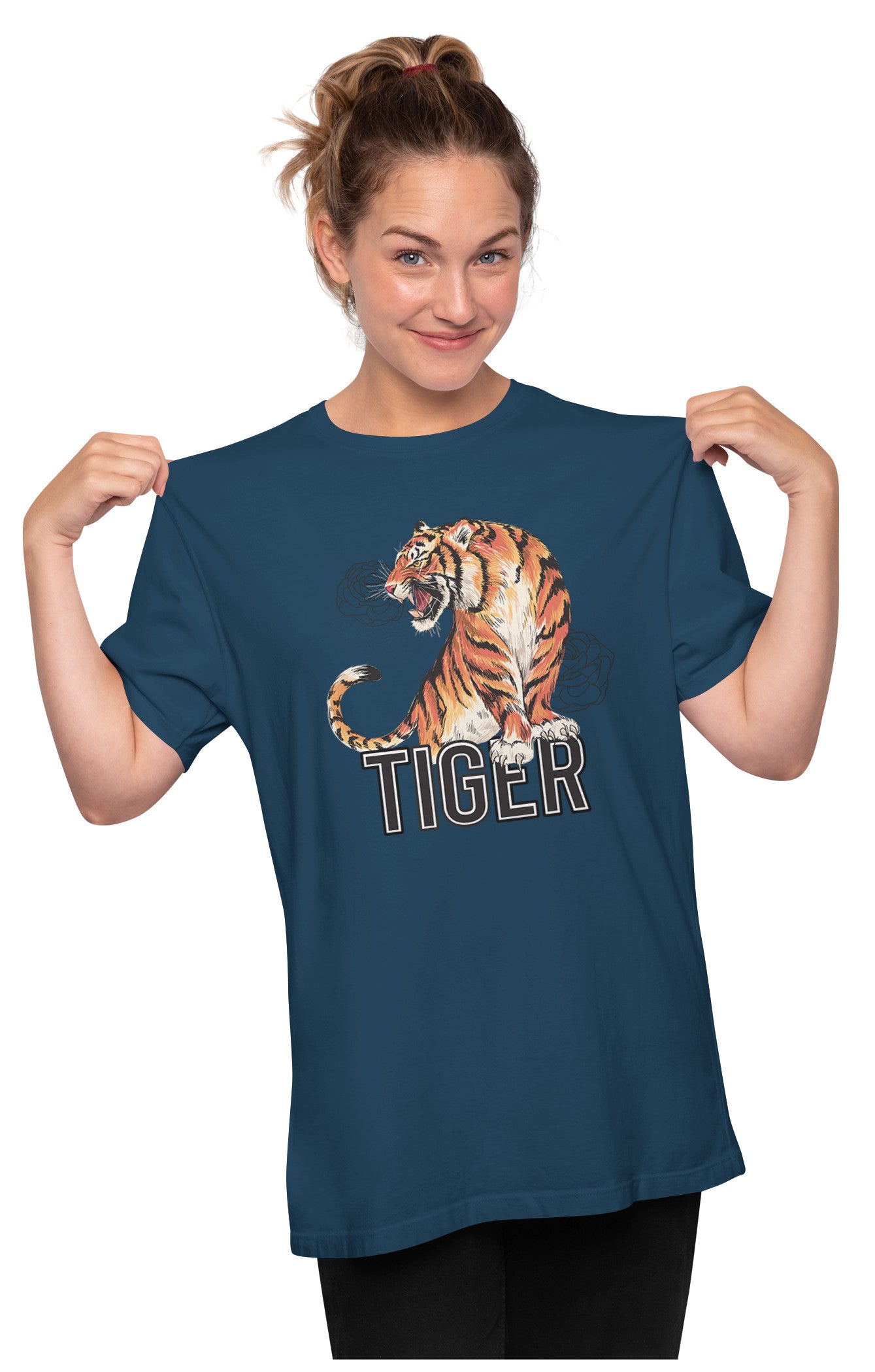 Tiger Artwork Oversized Unisex T-shirt