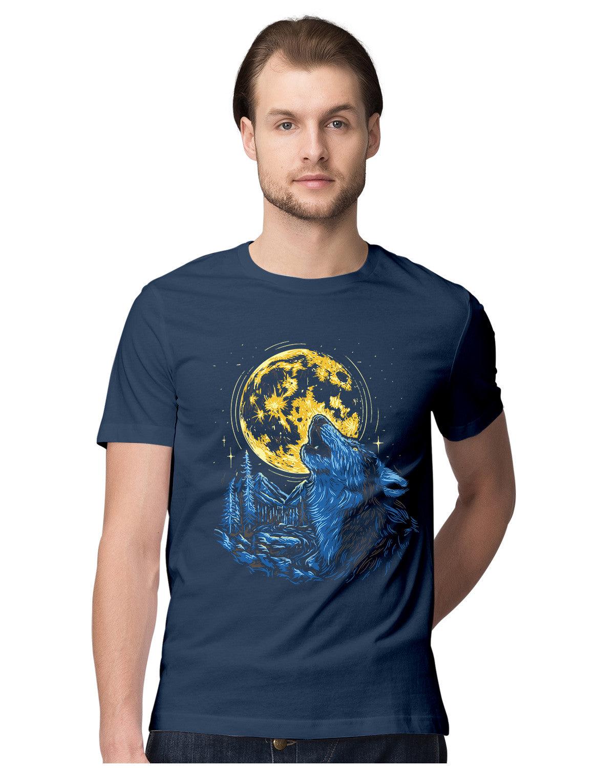 Wolf Howl & Moon